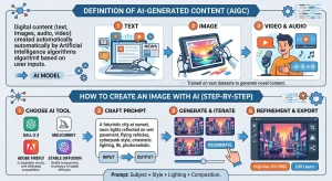 Definition of AI Generated Content